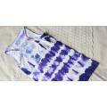 Nylon Materials Seamless Fashion Tie Dyed Ladies Vest